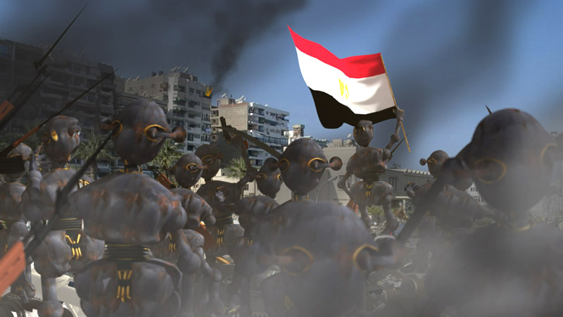 En Egypte la révolution et les émeutes font rage